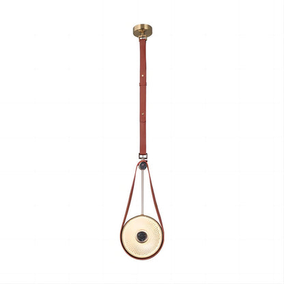 Decorative Glass Leather LED Hanging Light